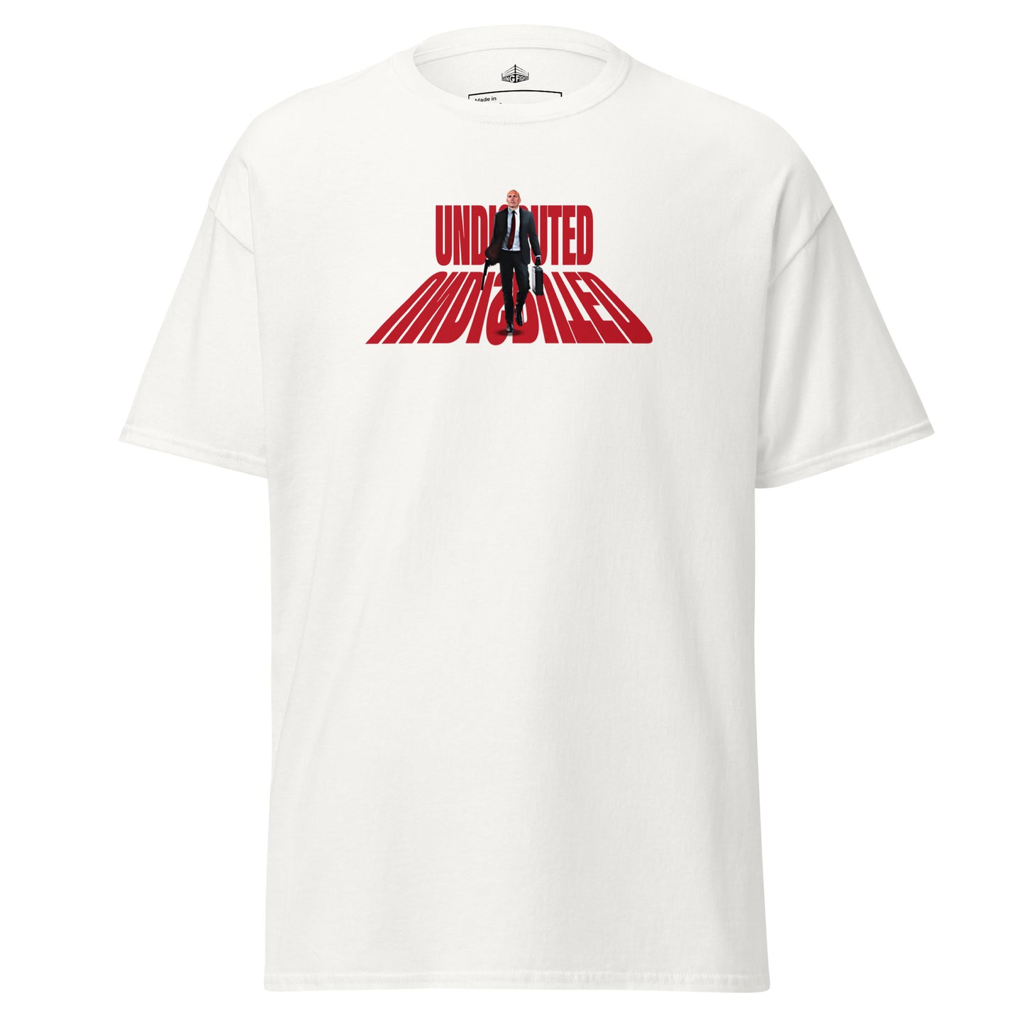 white Usyk Undisputed T-Shirt