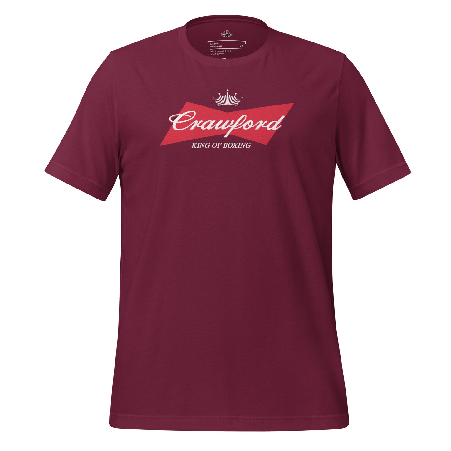maroon Bud x King Of Boxing T-Shirt