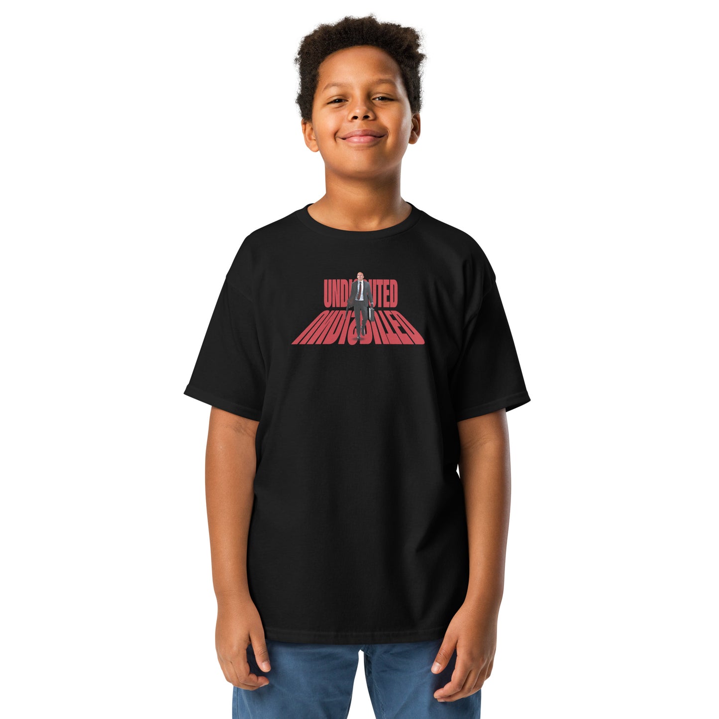 black Usyk Undisputed Kids T-Shirt