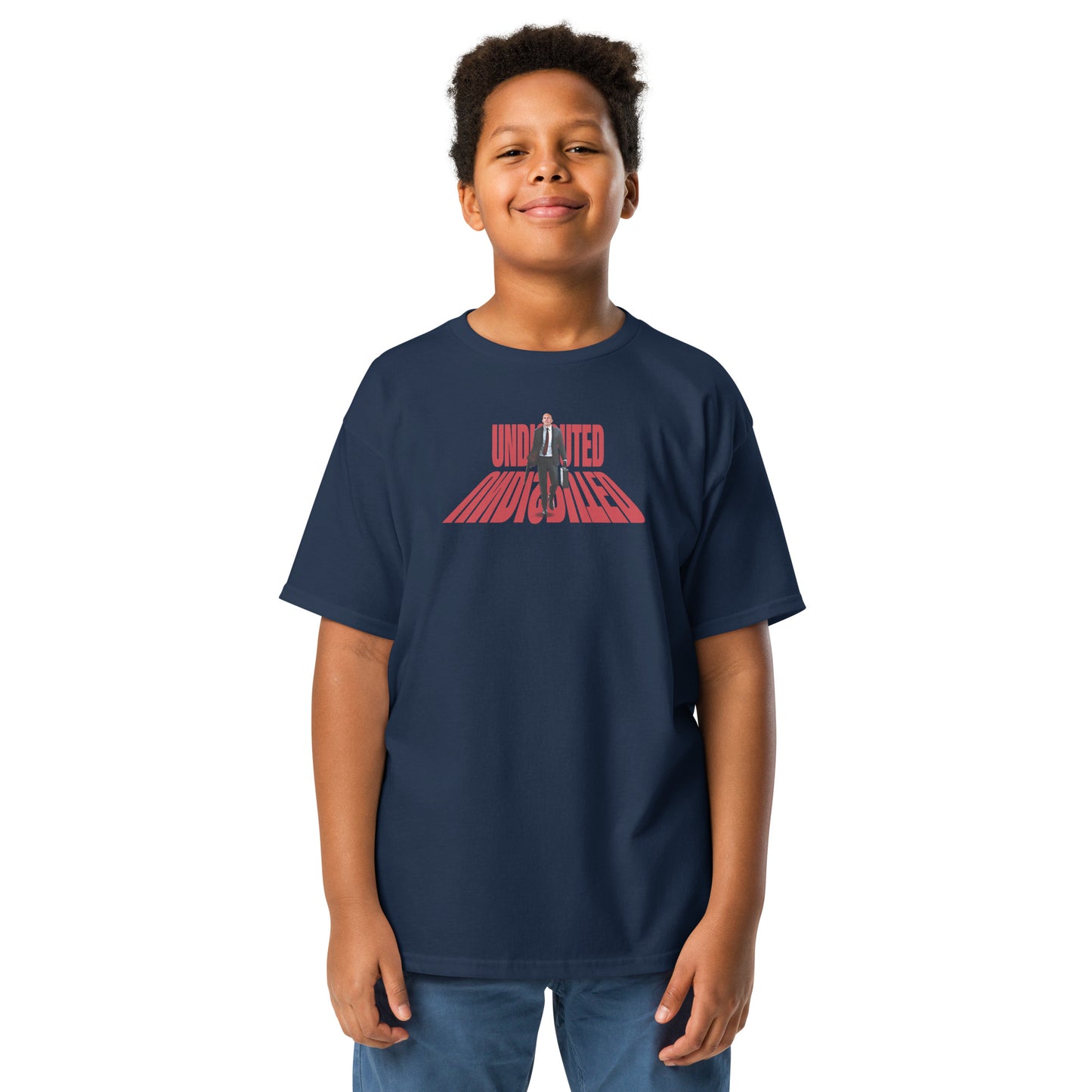 navy Usyk Undisputed Kids T-Shirt