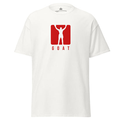 white Ali GOAT T-Shirt