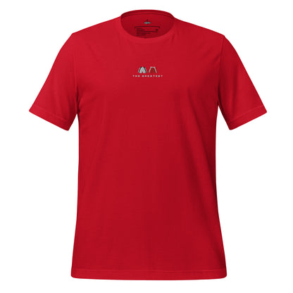 red The Greatest Embroidered Premium T-Shirt