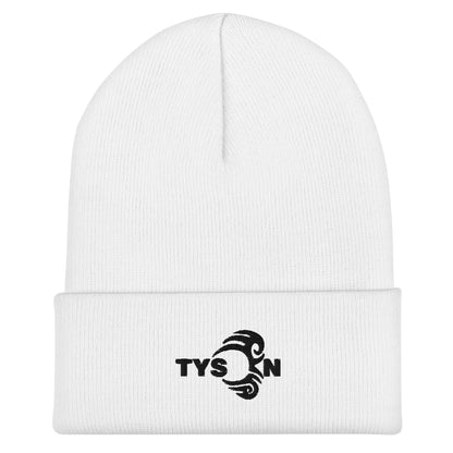 white Tyson Tattoo Beanie