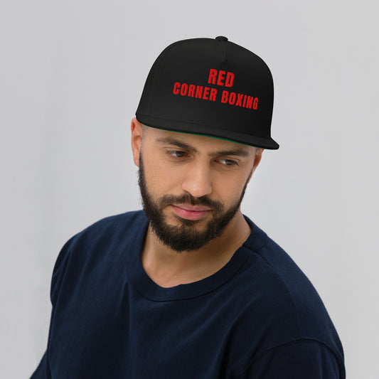black Red Corner Boxing Premium Snapback