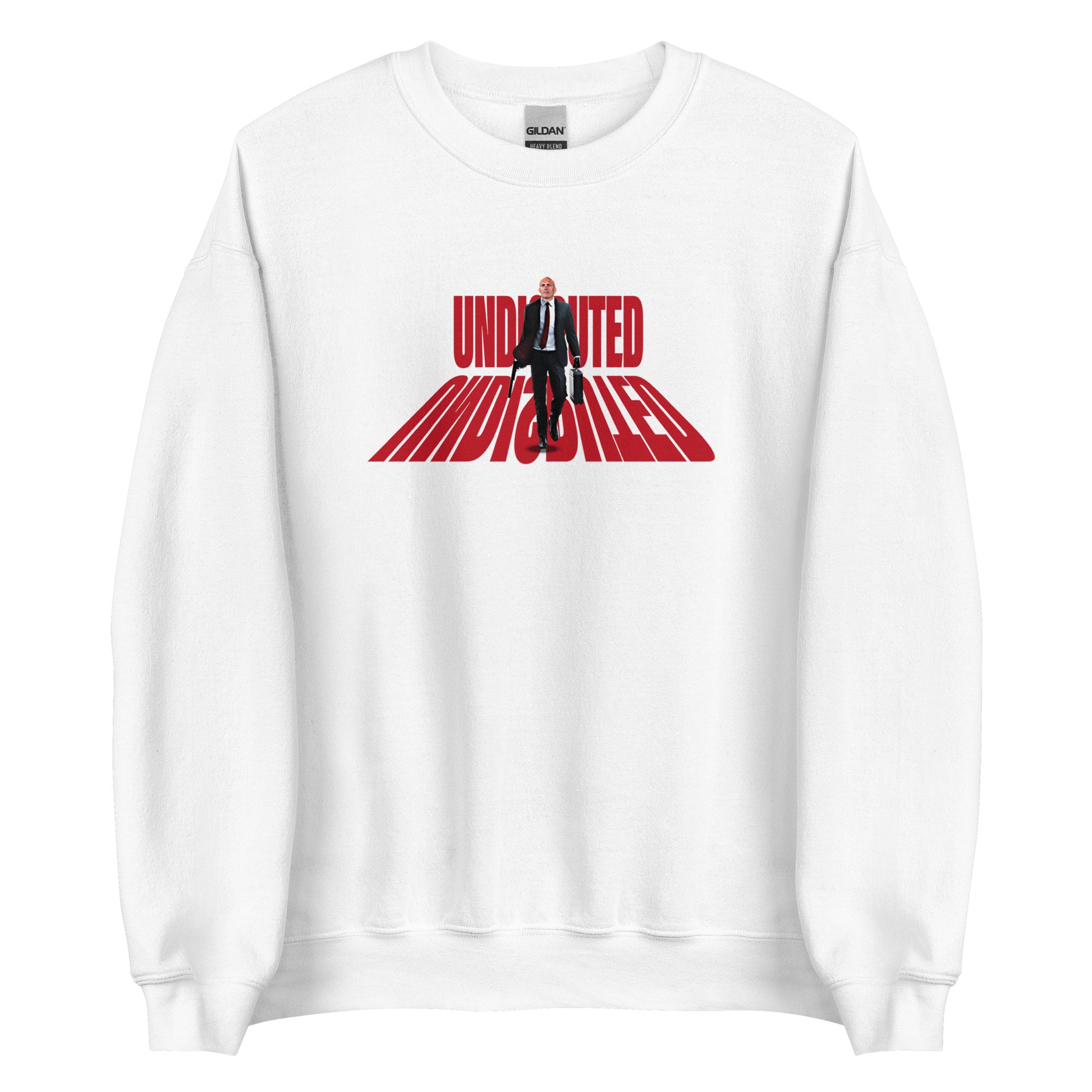 white Usyk Undisputed Sweatshirt