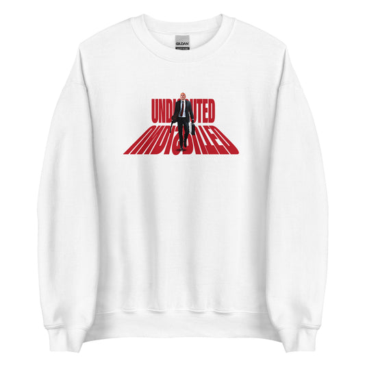 white Usyk Undisputed Sweatshirt