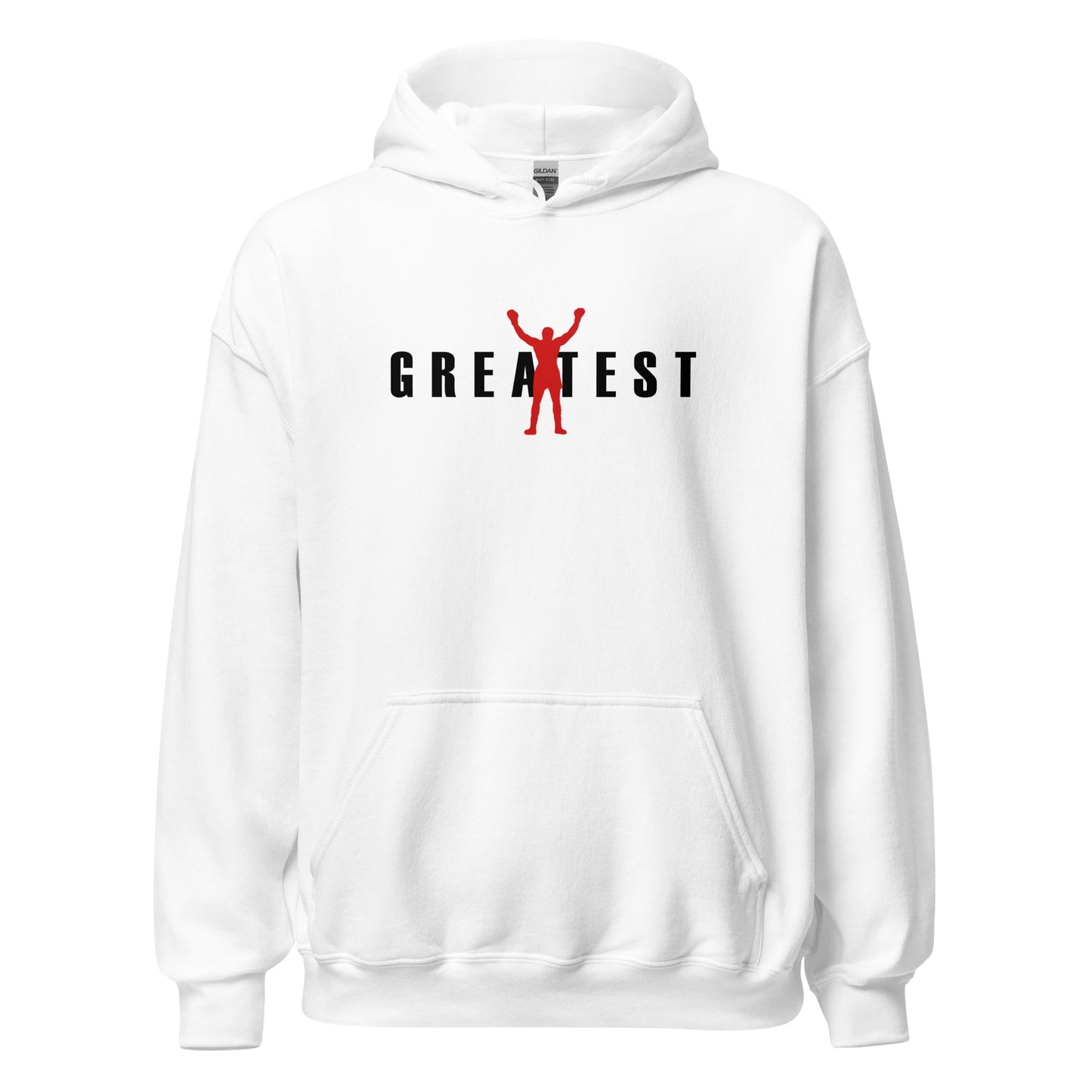 white Ali Greatest Hoodie