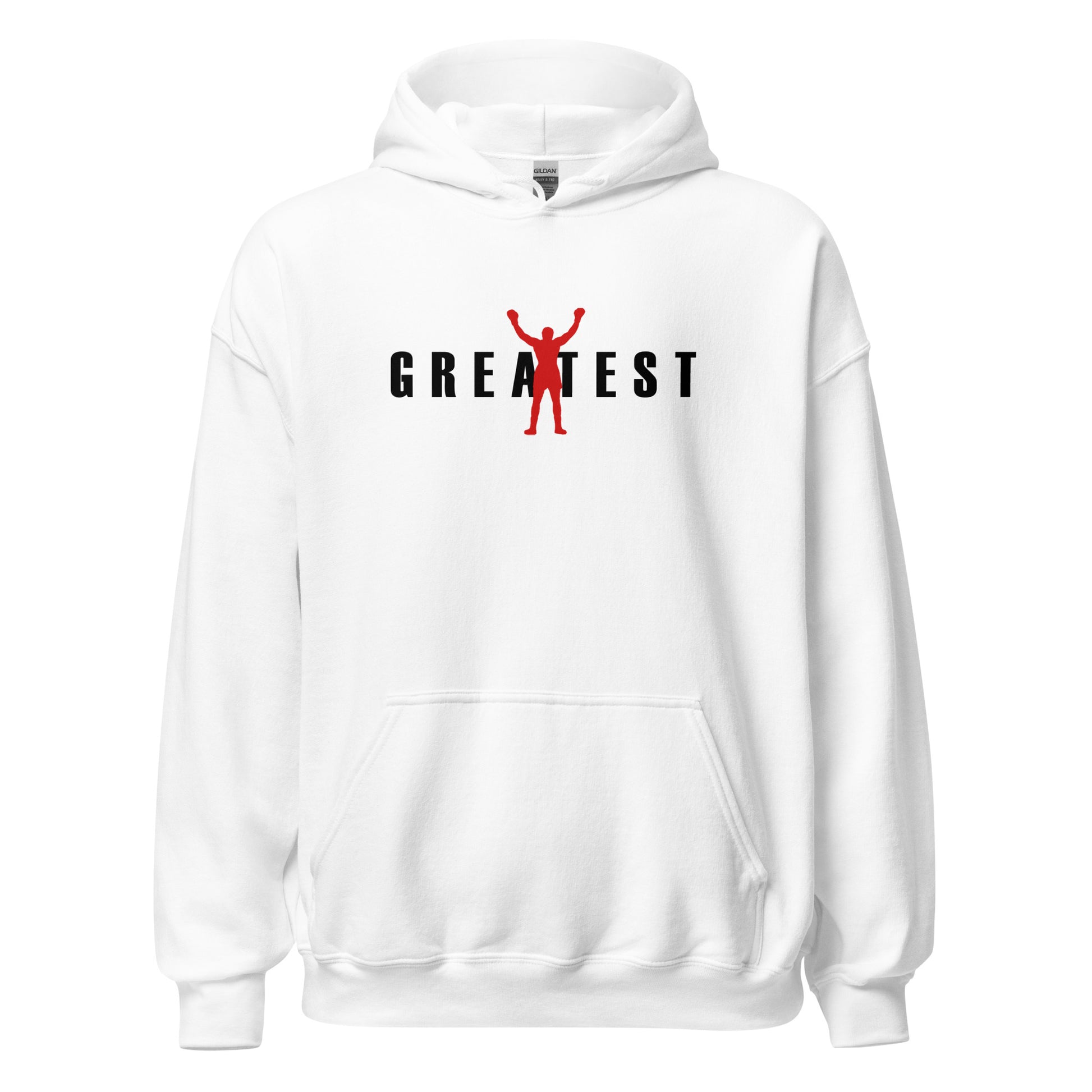 white Ali Greatest Hoodie