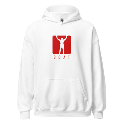 white Ali GOAT Hoodie