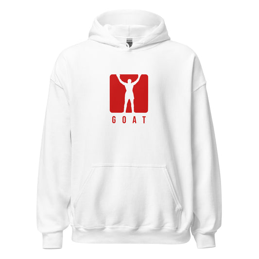 white Ali GOAT Hoodie