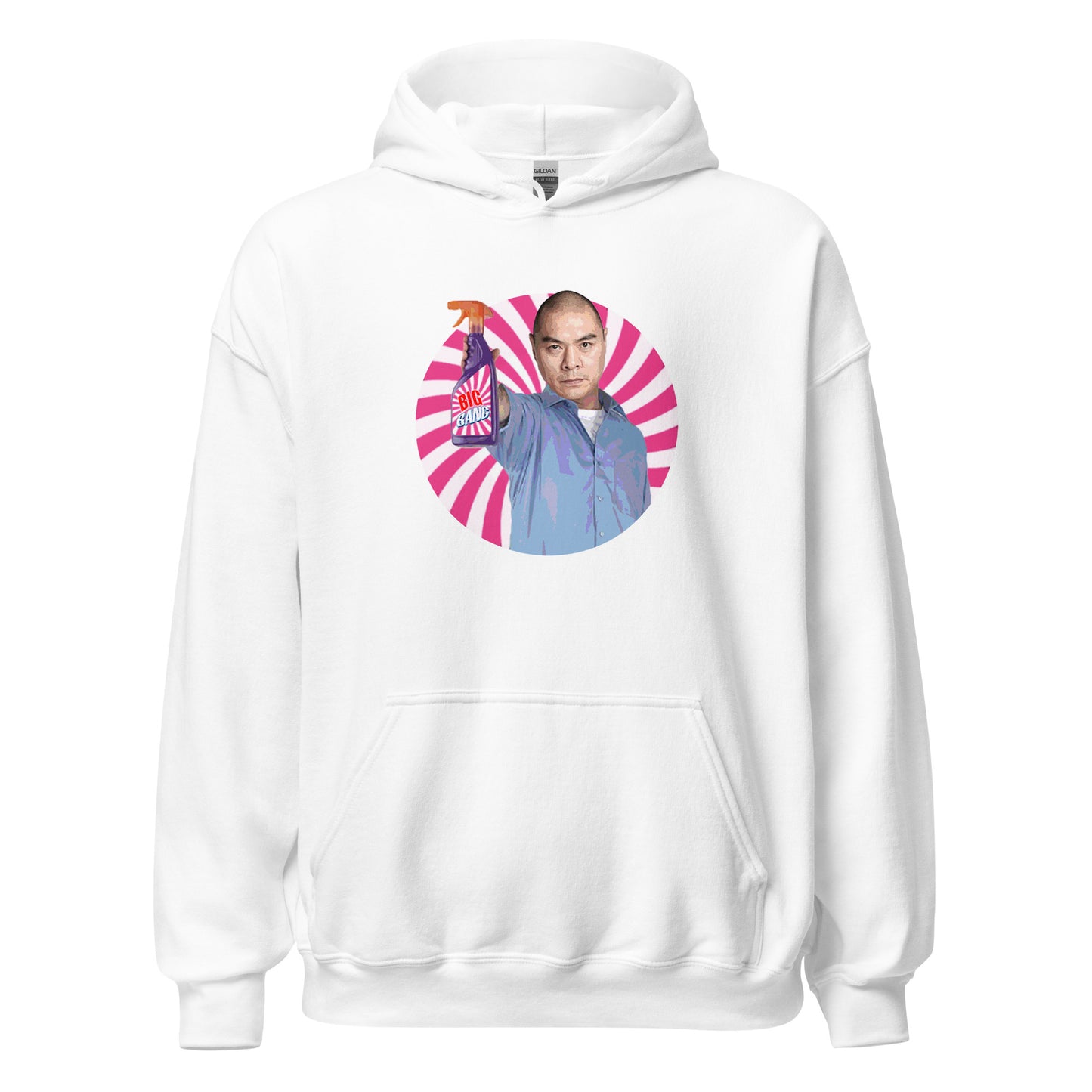 white Big Bang Hoodie