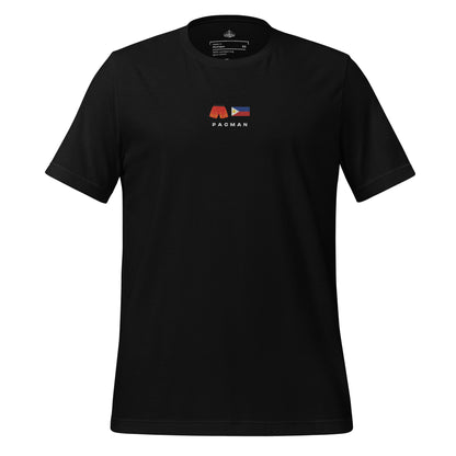black Pacman Embroidered Premium T-Shirt