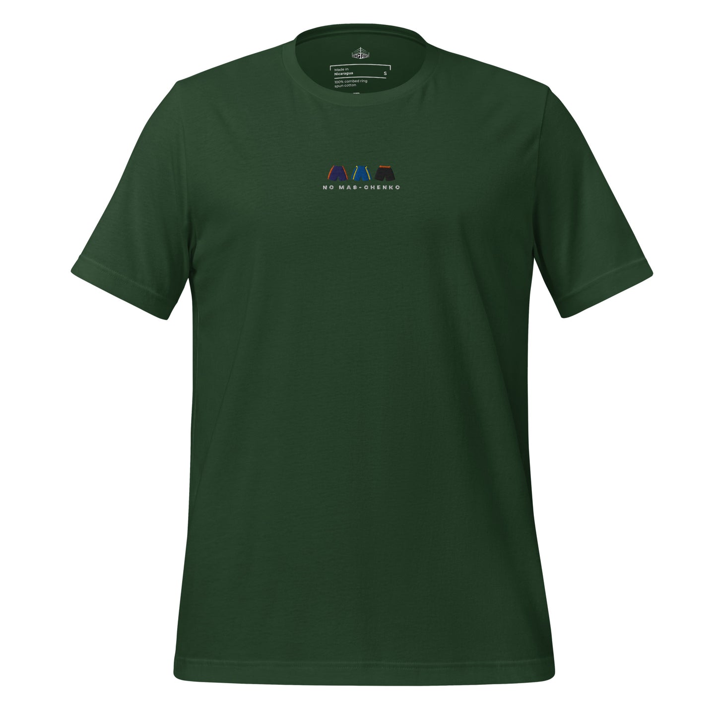 green No Mas-Chenko Embroidered Premium T-Shirt