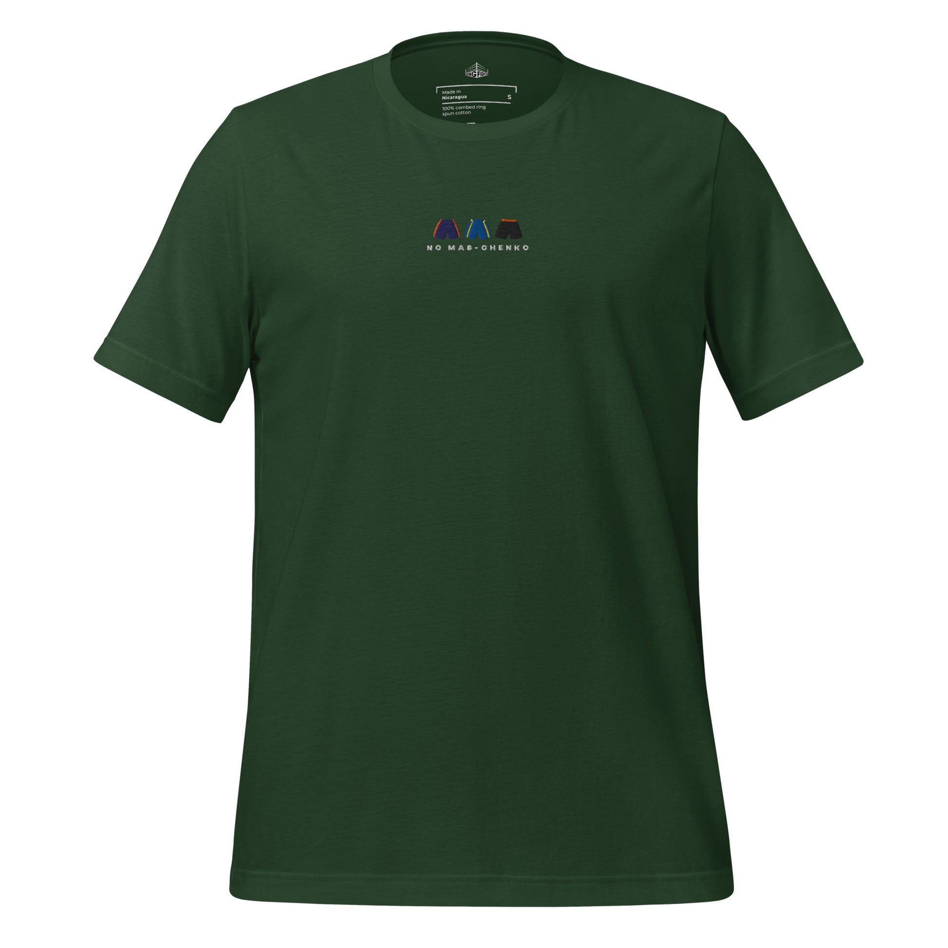 green No Mas-Chenko Embroidered Premium T-Shirt