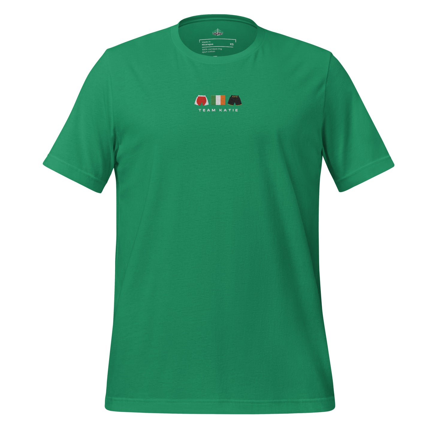 green Team Katie Embroidered Premium T-Shirt