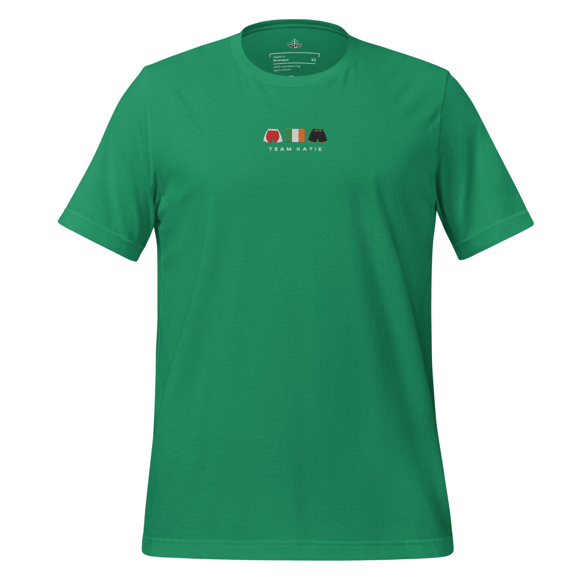 green Team Katie Embroidered Premium T-Shirt