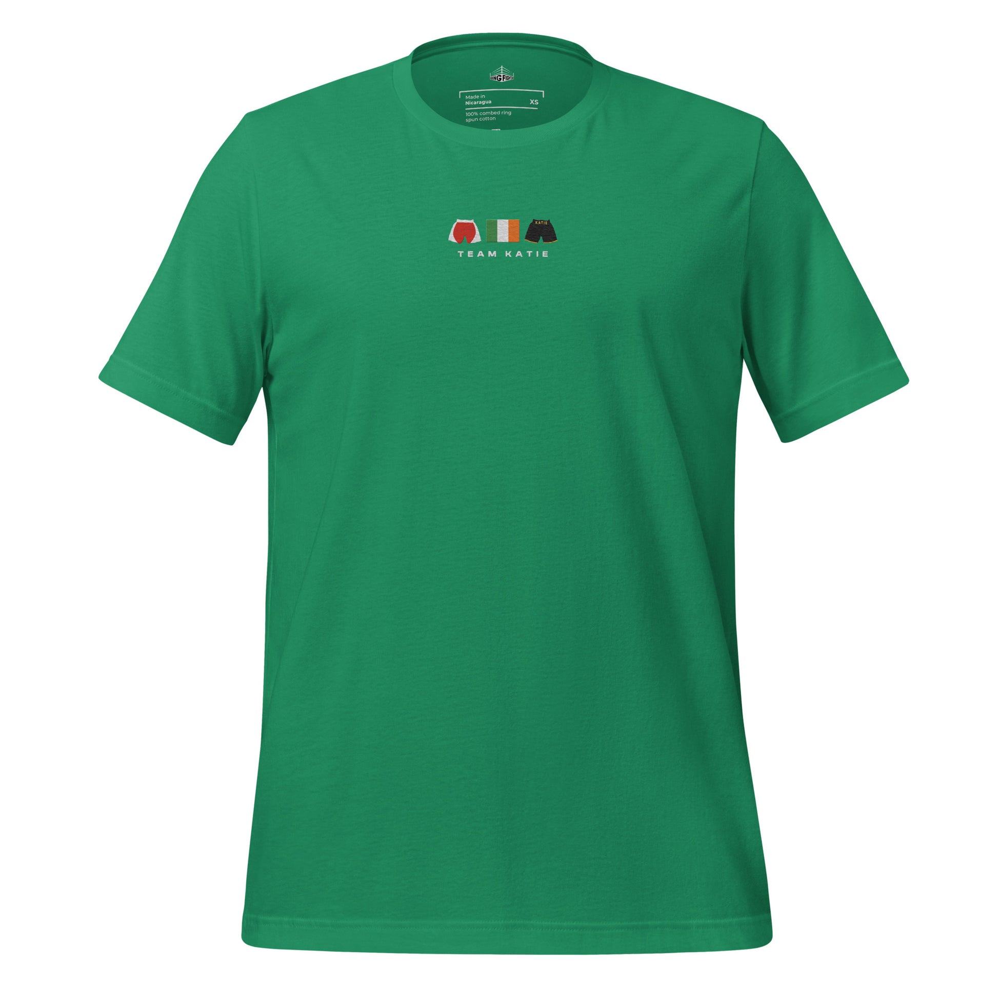 green Team Katie Embroidered Premium T-Shirt