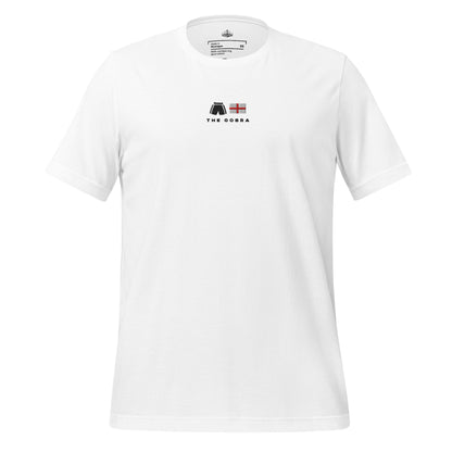 white The Cobra Embroidered Premium T-Shirt