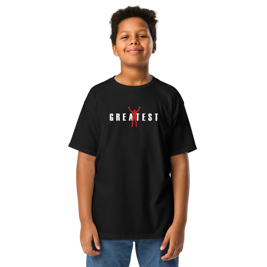 black Ali Greatest Kids T-Shirt